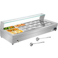 Ultimate Capacity: 12-Pan Bain Marie Food Warmer for Commercial Food Service
