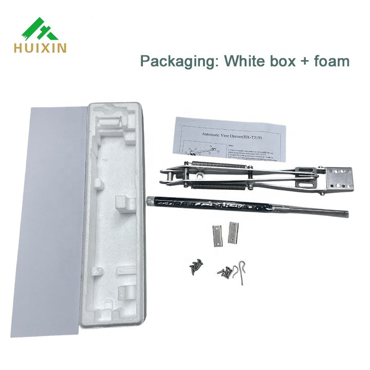 Physical Induction Temperature Control Automatic Window Opener House Windows Rustproof Full Aluminium Sliding Window Opener