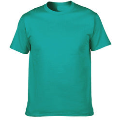 Tee Shirts Company Promotional Logo Printed Bulk Plain Staff Uniform Adult 180g White 100 Cotton Unisex Custom Men's T-Shirts