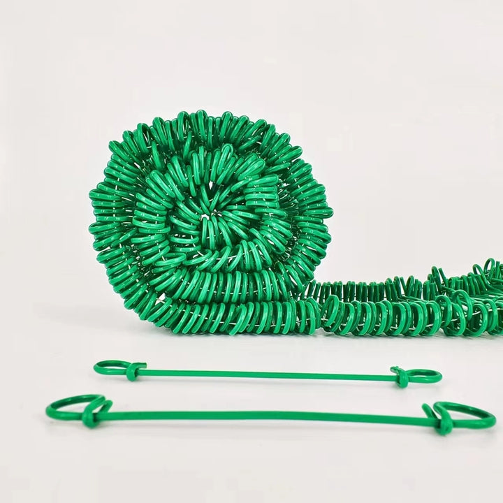 Industrial Grade PVC Coated Double Loop Rebar Wire Bar Ties Iron Plastic Material with Rebar Tie Wire Twister Tool Secure Fixing