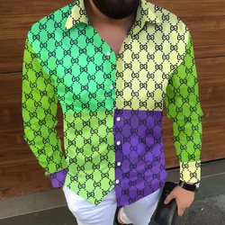 slim men tee dress shirts casual clothes men long sleeve printing shirts mens shirts