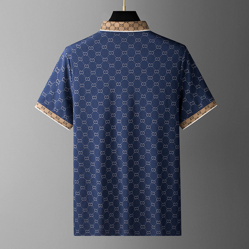 casual new men's Summer polo shirt men's short-sleeved cotton men polo shirt