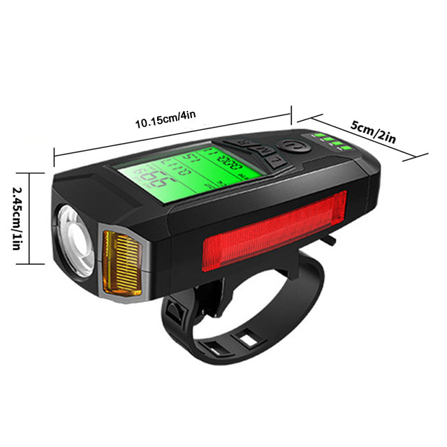 Outdoor Activities USB Rechargeable Bike Front Light Night Riding Bicycle Front Light Outdoor Travel Hiking Bicycle Headlight
