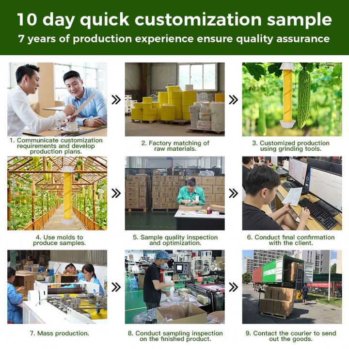 Indoor Eco-Friendly Pest Control Solution Non-Toxic Sticky Fly Rod Effective Bug Gnat Wasp Trapping Easy Hanging Design Pest