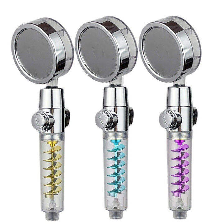 High Pressure Wall Mount Plastic Single Handle Shower Head Power Spray Filtered Handheld Water Softener Hand Shower