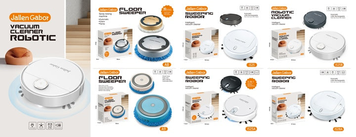 MILI IS25 Robot Vacuum Cleaner Automatic Cleaning Wet and Dry Dust Mopping Machine Sweeping Mop for House Jallen Gabor
