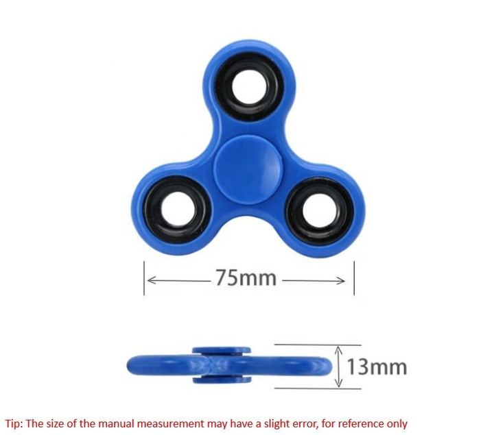 Custom Logo Printed Finger Toy Fidget Spinner Hand Spinner Relieves Stress Colorful Fidget Hand Spinner