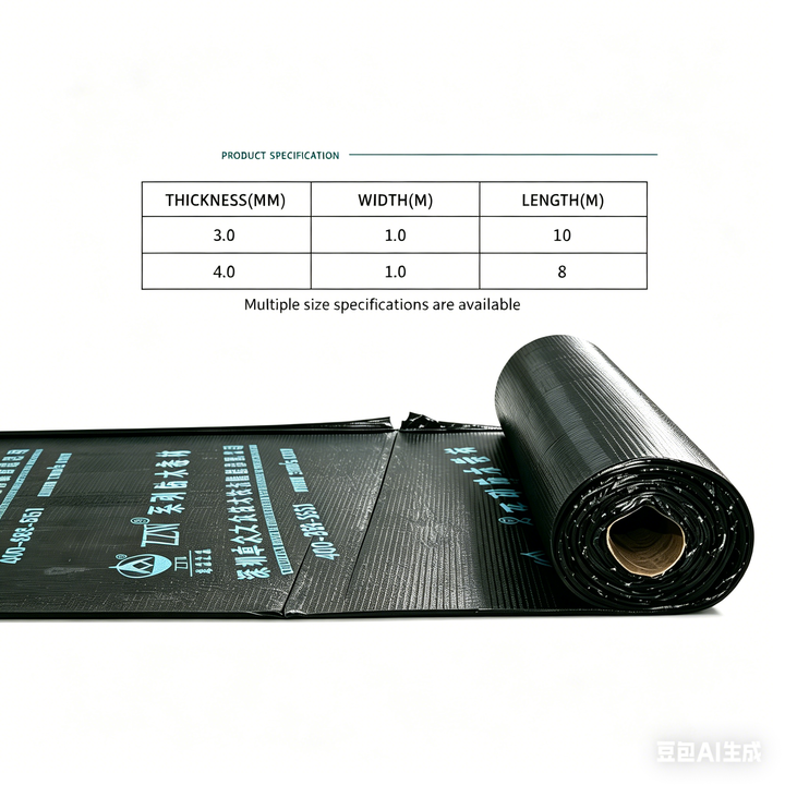 Anti-Corrosion Flexible SBS Modified Bitumen Sheet for Underground Waterproofing Construction Materials