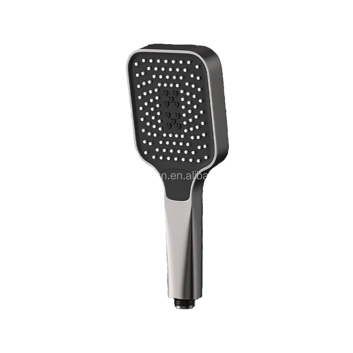 Square Pressurized Large Water Output Rainfall Shower Head Triple Water Outlet Wall Mounting Design for Home Shower Room