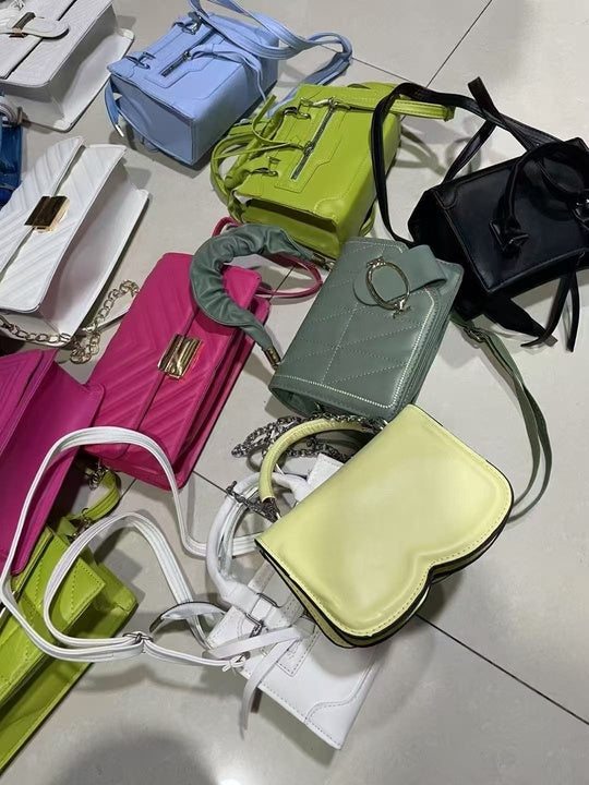 Fashion Simple Bag Female Spring New Fashion Single Shoulder Crossbody Bag Simple Small square Bag Mixed Wholesale