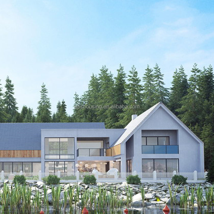 Economical Fast Assembled Prefabricated Two Bedroom Panel House for Villas and Carports Made of Durable Sandwich Panels