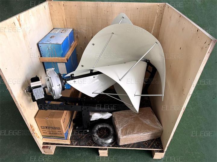 2kw the Archimedes Wind Turbine Generator 12V 24V DC Output for Solar Hybrid System Home Farm Cabin Power Supply