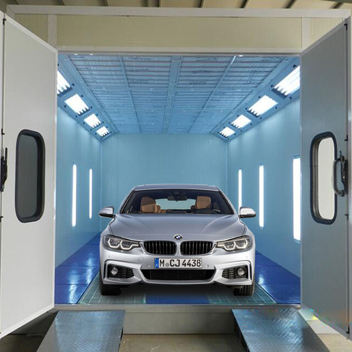 Professional Automotive Spray Booth with LED Lighting Diesel Heater for Efficient Vehicle Painting