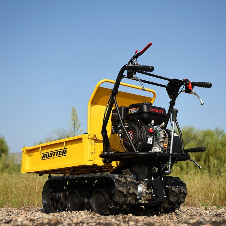 AUSTTER CE Approved 300kg Loading Capacity Power Mini Wheelbarrow Customized Track Crawler Mini Dumper