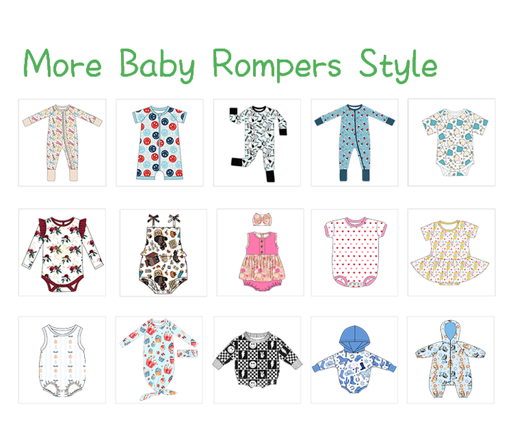 New Customization Color Size Newborn Baby Clothes Rib Cotton Baby Pajamas Knotted Gowns Long Sleeve Gray Bamboo with Hat