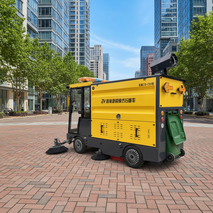 Electric Vacuum Cleaner with CE Certification, 260L Garbage Bin, Efficient Commercial Sweeping Vehicle