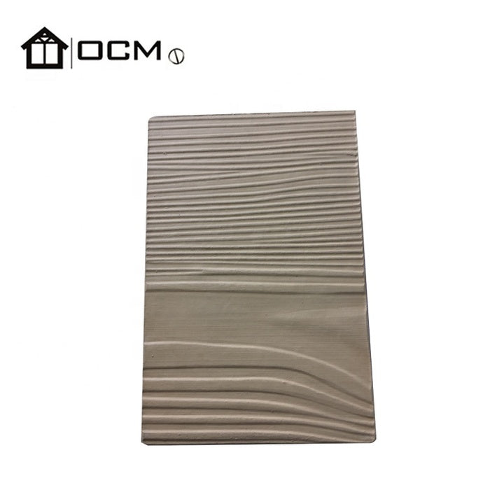 High Performance Exterior Siding Outdoor Fiber Cement Board Wood Grain Cement Siding