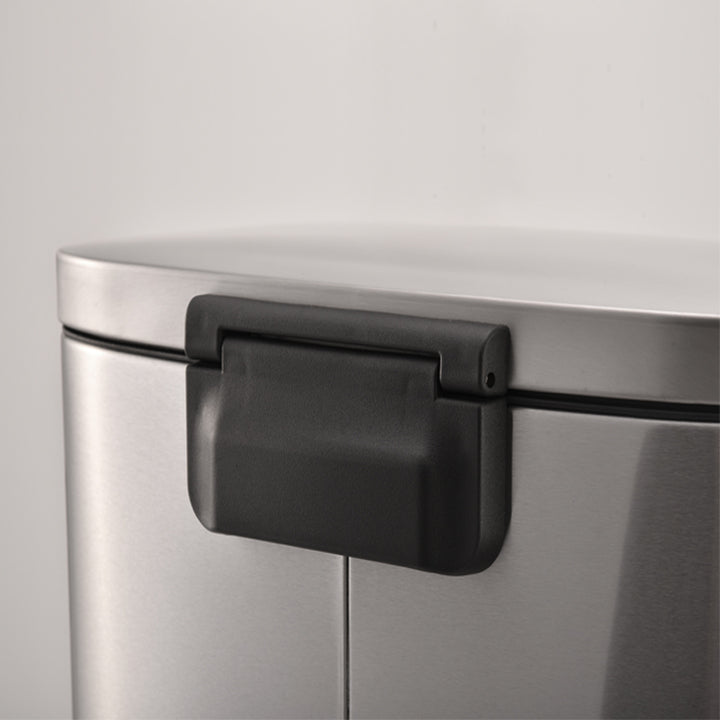 13 Gallon 50L Stainless Steel Recycling Waste Pedal Bin Rectangular Kitchen Trash Can