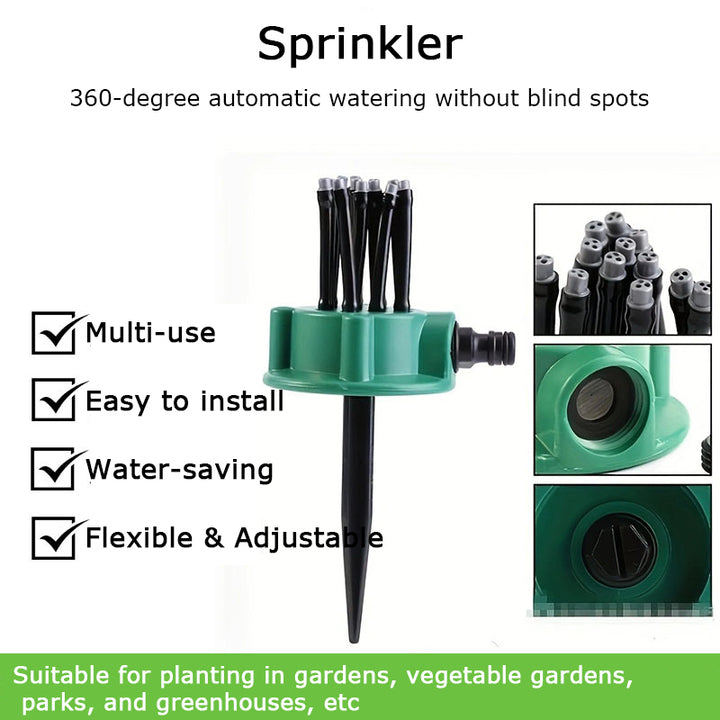 360 Degree Garden Automatic Multi Head Sprinkler for Greenhouse and Agricultural Farm Irrigation
