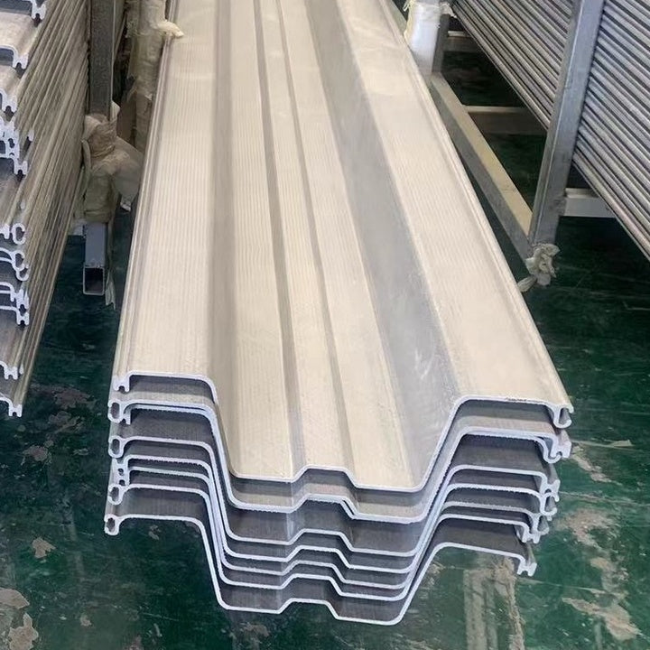 High Strength Customized FRP Sleeper FRP Composite Retaining Wall Panels for Quick Installation