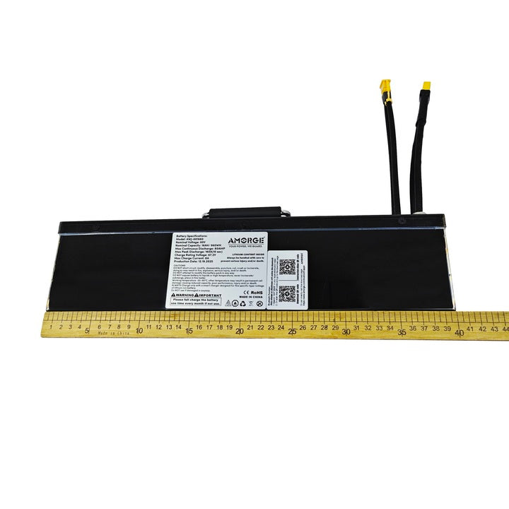 AMORGE 16S4P 60V 16AH 80A Lithium Battery Pack With Metal Box for Crazy Cart