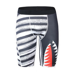 Oem Factory Quick Dry Long Boxers For Man Fashion Beach Swimsuits Full Printed Men Underwear