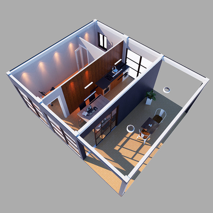 New Design Prefabricated Cheap Tiny Prefab Home Garden Container House