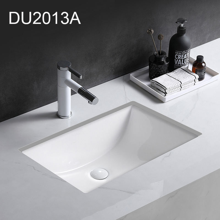 Modern Ceramic Under Counter Bathroom Wash Basin and Sink for Hotel and Commercial Use Easy to Clean Price