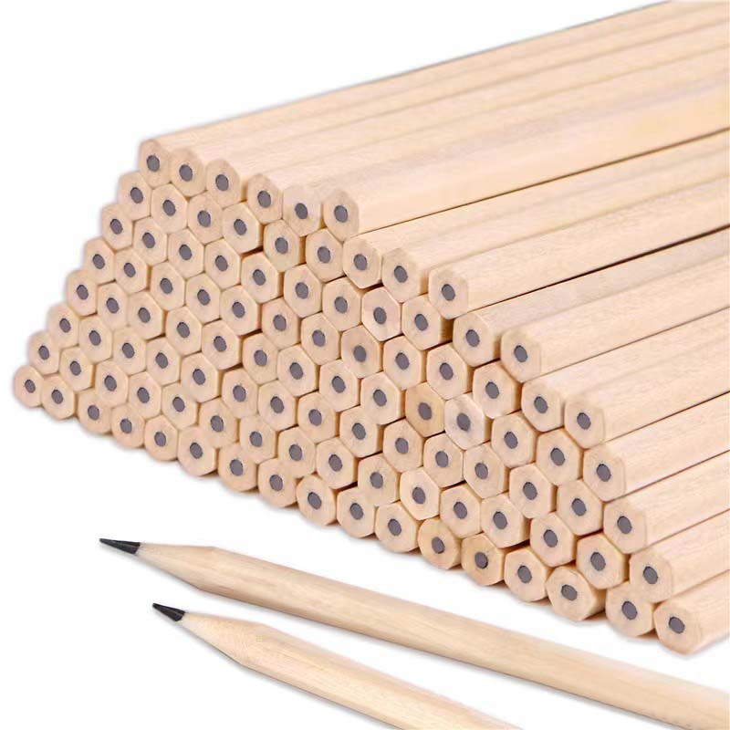 Promotional Cartoon Printed Personalised Pencil custom Printed Pencil Brand HB Wooden Pencil with Eraser Set