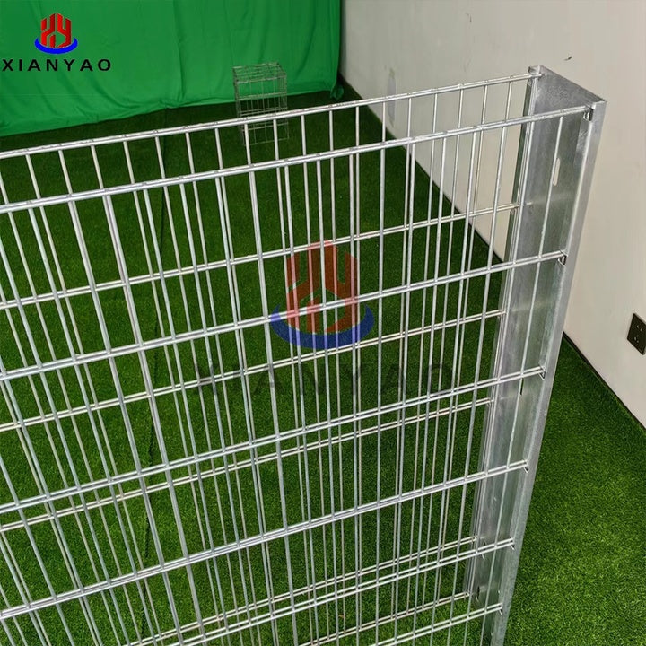 1.2m 1.5m 2m Height 50x200mm Hole Gabion Fence Stone Cage Retaining Lattice Wall
