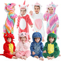 MICHLEY Hotsale Kids Rompers Girls Animal Baby Jumpsuits Zipper Clothes Winter Boy Costume Newborn Baby Romper Clothes