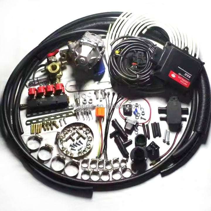 LPG CNG Vehicle Gas Conversion Automatic Multi-Point Sequential System 8-Cylinder Kit Gas Car Parts