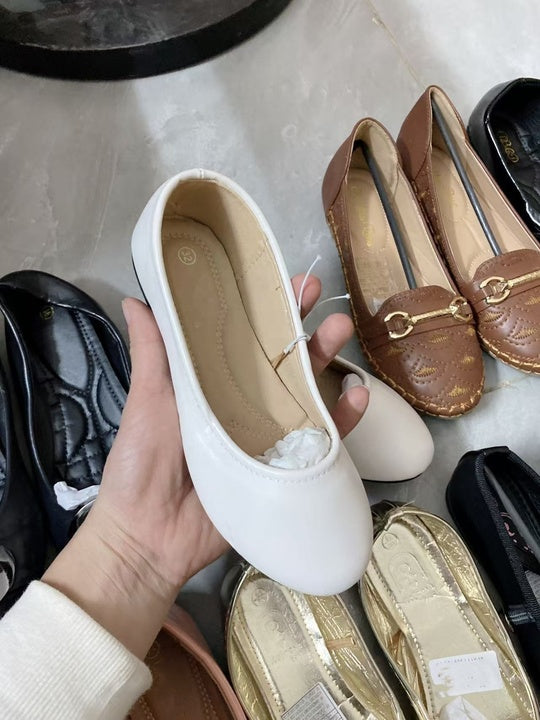 Girls' Flats Fashion Casual Leather Shoes Soft Soles Comfortable Little Girls Single Shoes Mixed Design Factory Wholesale