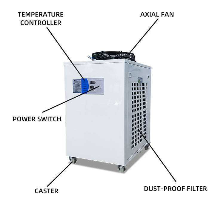 Fiber Laser Water Chiller JLFL-1000 for 1000W Fiber Laser Cutting Welding Machine Recirculating Cooling System