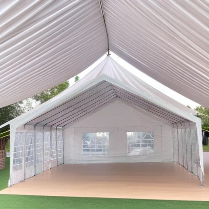 13 X 25ft with Windows European Style Parties Tent White Color Big Event Customized Canopy Outdoor Party Tents
