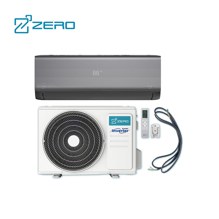 ZERO Inverter R410A AC Unit 21000-30000 BTU Mini Split Air Conditioner Wall Mounted Household & Outdoor Use 20+SEER