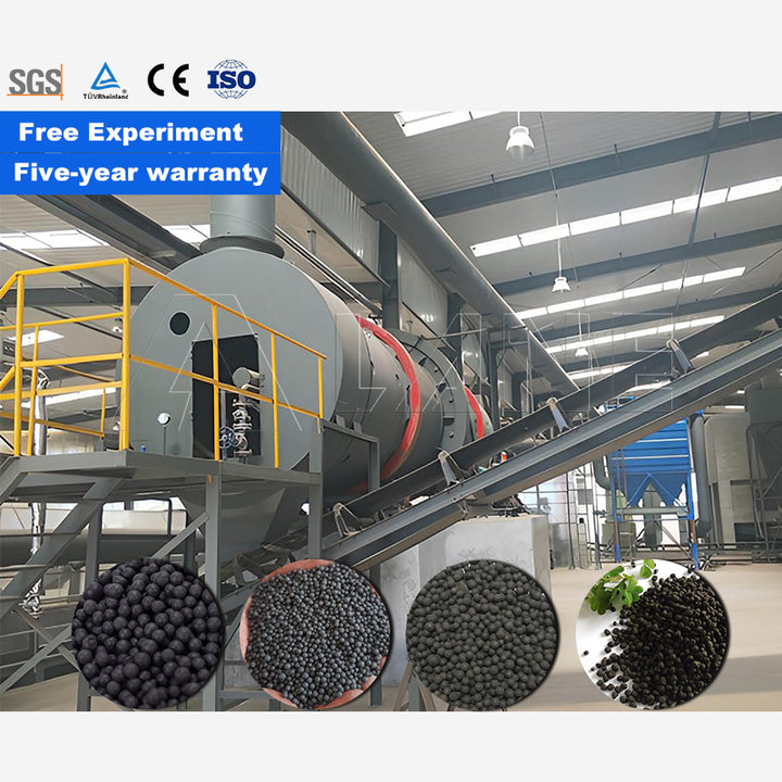 LANE Fully Automatic Vermicompost & Organic Waste Fertilizer Plant with Drying System