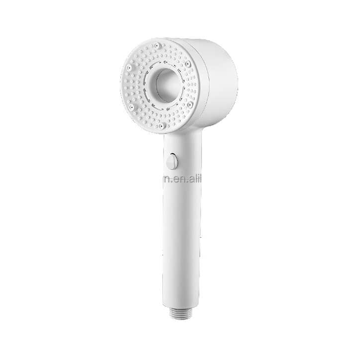 Chrome Triple Water Outlet Multifunction Hand Held Shower Head with Easy Installation for Home Bathroom and Shower Room