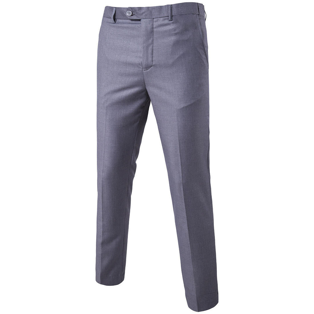 High Quality Men Pants Comfortable Breathable Cotton Casual Thin Business Wedding Suit Trousers For Men