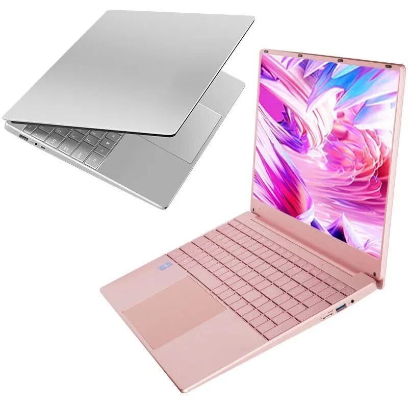 15.6 inch beautiful rose gold laptop computer  DDR4 Ram 9GB SSD 1TB notebook with backlit keyboard laptops for office laptop