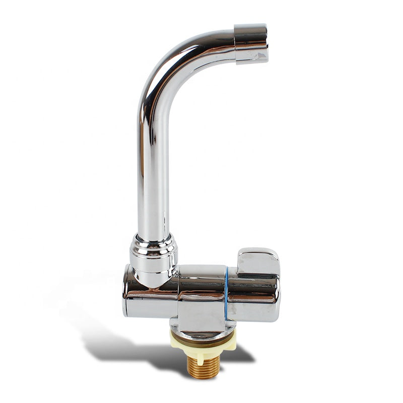 TYTXRV RV Parts Cold Water Only Stainless Steel Motorhome Caravan Folding RV Faucet