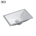 Cupc Ceramic Bathroom Sink White Vanity Basin Single Bowl Rectangle for Lavatory