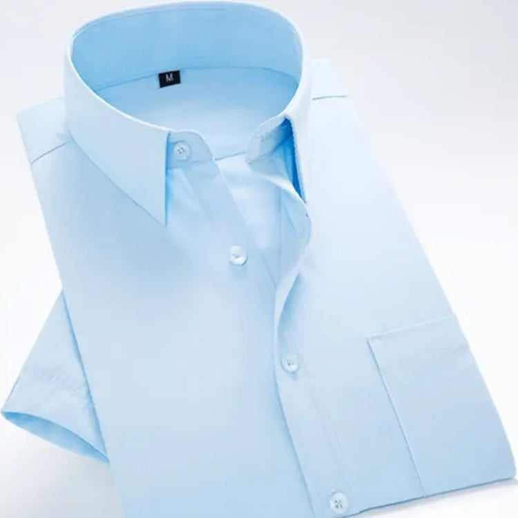 Custom Logo Long / Short Sleeve Casual Business Flannel Shirts 100% Cotton Office Dress Shirt Men Wholesale