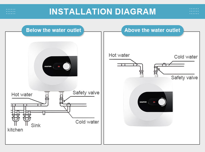 Storage Hot Water Electric for House High Quality Low Price 10L Small Shower Electric Water Heater