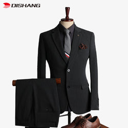 Wholesale Factory Men's Suits 3 pieces Coat Pant Men Suit Set slim fit business suits for men