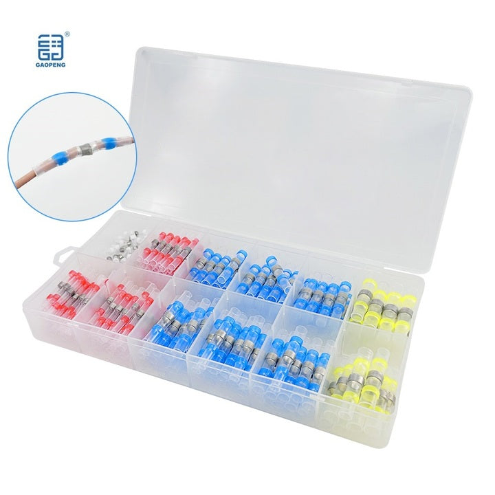 Gaopeng Wire Splicing 120pcs SST Heat Shrink Waterproof Butt Connectors Marine Solder Wire Connector Terminal Kit