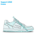 Custom high quality men's dunkes revamped Low top basketball shoes support add your own brand logo to the sneaker