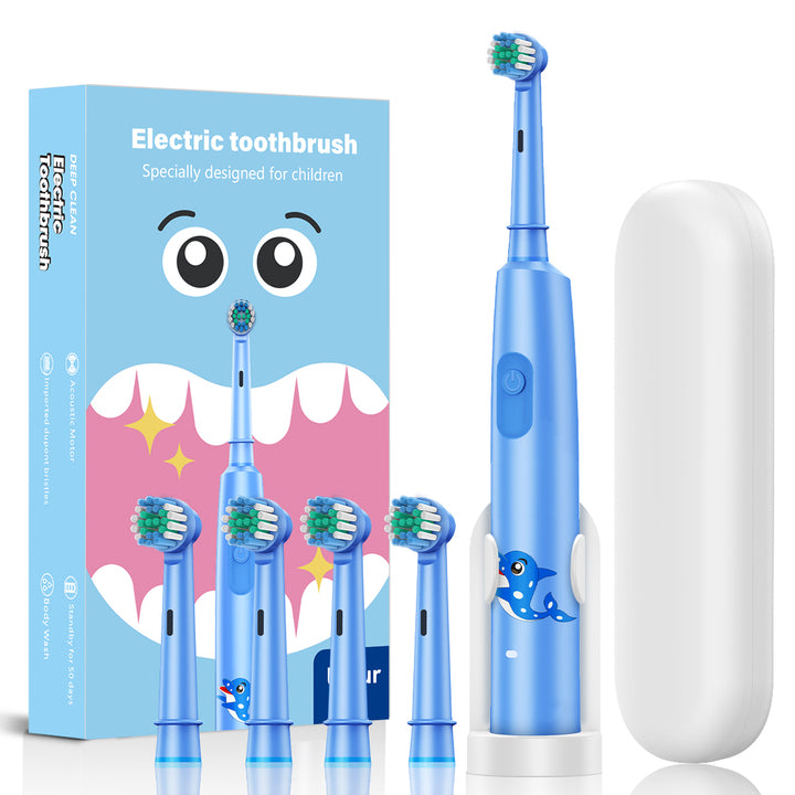 Kids Electric Toothbrush with Travel case Oscillating Rotating Electrical Tooth Brush Custom Friendly Rotary Electric Toothbrush