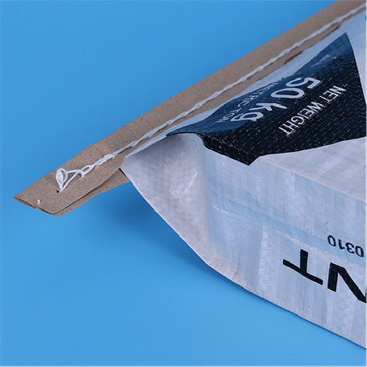 Portland 2 Ply Cement Valve Bag Industrial High Quality Kraft Paper Price Stone Sand Printing Standard Accept 20kg 50kg CN;GUN