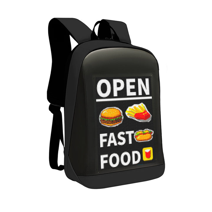 Full Color App Control Led Sports Bag Promotion LED Backpack Dynamic LED Screen Display 3D Backpack Smart Led Backpack